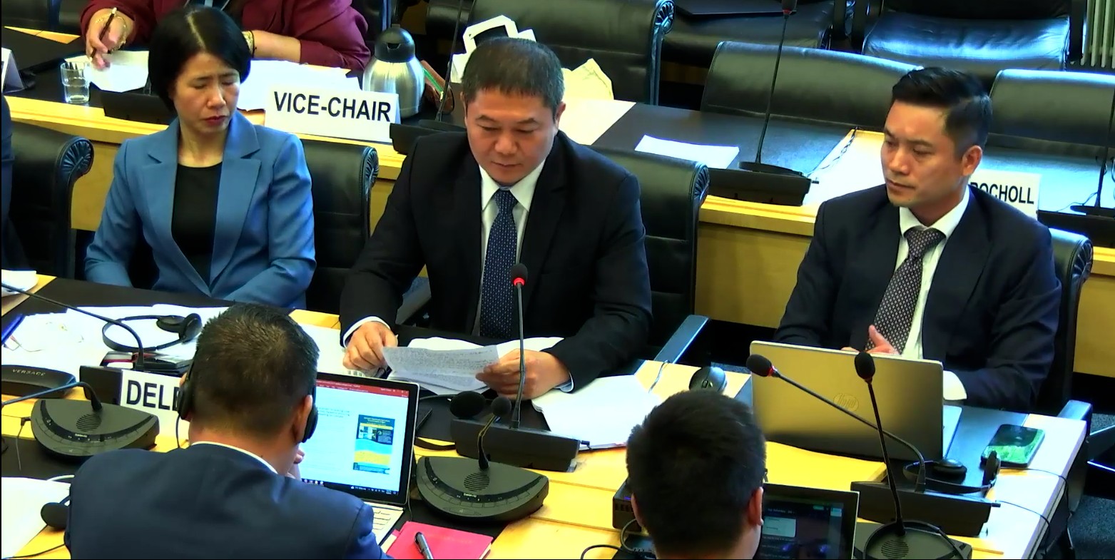 Ngo Duc Thang BCA saying that all potential trafficking victims would get support