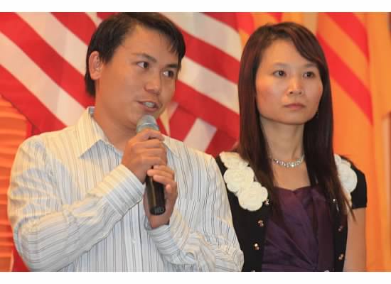 Trần Thanh Tiến và Lê Thị Bích-Trinh tường trình với cộng đồng Việt ở San Jose, ngày 21/10/12