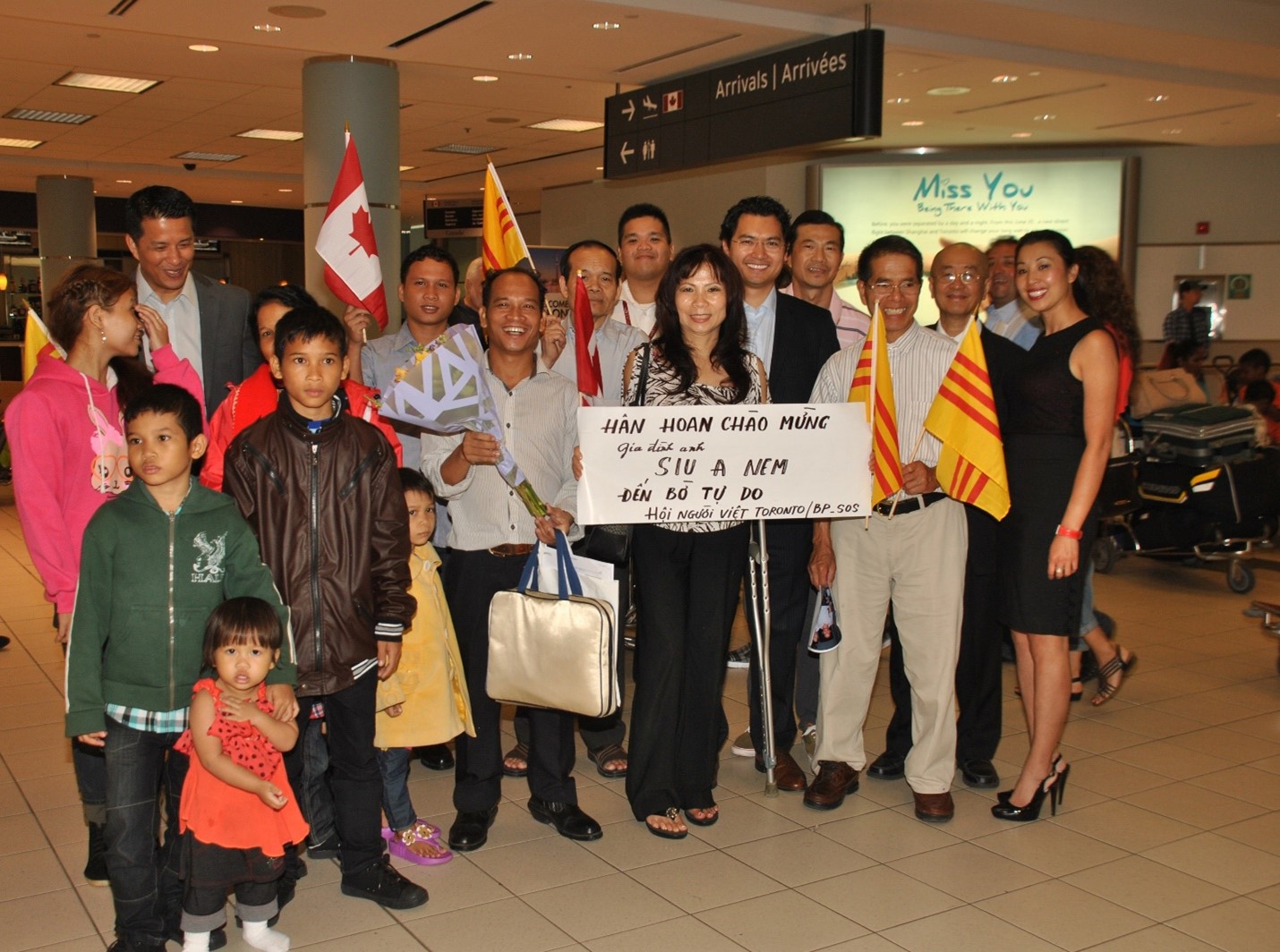 Arriving in Canada