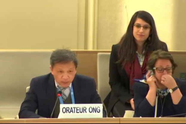 Thang at UNHRC