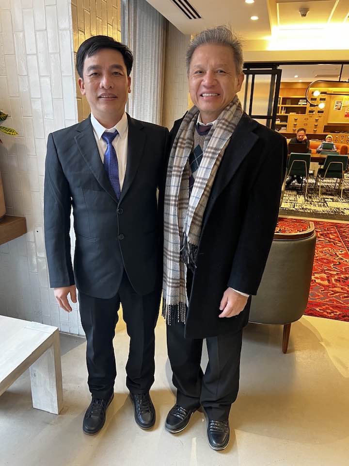 Huynh Ngoc Truong with Dr Thang