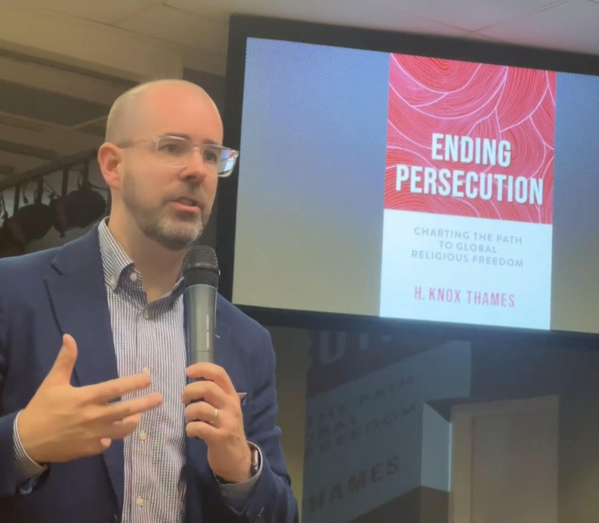 Knox Thames at symposium